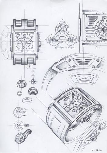 手表,机械,hd3, 工业设计,产品设计,普象网